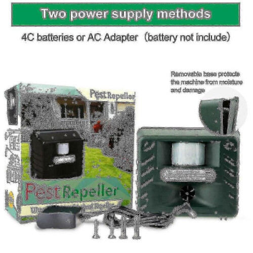 Electronic Bird Repeller Version for Pigeons, Starlings, Sparrows And Seagullsc5 2