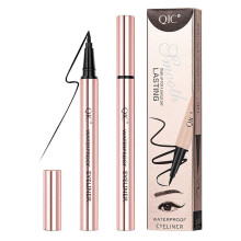 (As show, One size) Waterproof Liquid Eyeliner Black Brush Tip No Shading Lasting Quick Drying Black Eye Liners For Women Liquid