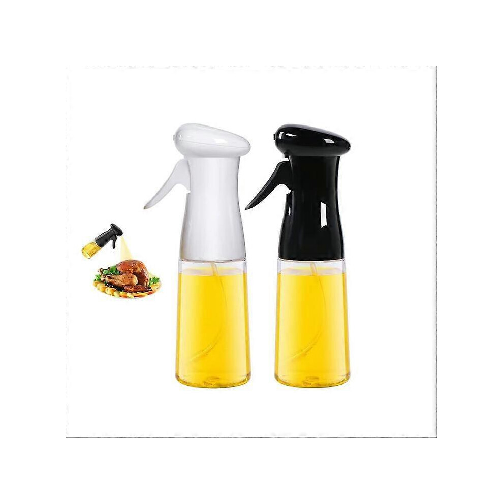 (As show, One size) 2 Pack Olive Oil Sprayer, Oil Sprayer for Cooking, BBQ Cooking Spray Bottle, Oil Syringe, 7oz / 210ml Oil Sprayer Bottle for Kitchen, Cooking, Baking,