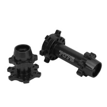 RC Motorcycle Wheel Hex Hubs Aluminum Front Rear Wheel Hex Hub for LOSI 1/4 Promoto MX Electric Motorcycle Modification Upgrade Black
