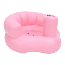 Baby Inflatable Seat Leakproof Foldable Built in Gas Pump PVC Infant Support Inflatable Chair