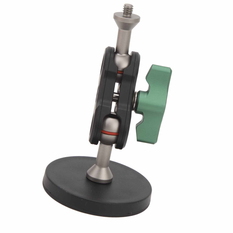 Magnetic Car Mount With Dual 360 Degree Ball Head 1/4Inch Thread Magnetic Phone Holder For Mounting Action Cameras 5001314393050