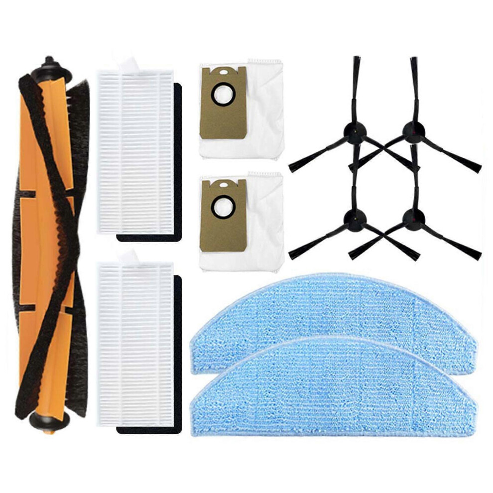 (As Show, One Size) Replacement Roller Brush Sweeping Robot Side Brushes Replacement Part Filters Sweeping Robot Mop Pad For Lydsto G2 8052607461144