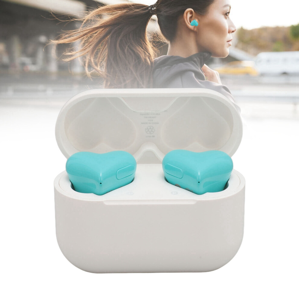 Heart Shaped Earbuds Cute Wireless Bluetooth5.3 Headphones Lightweight Noise Reduction Earbuds For Music Call Video Game 7901314393716