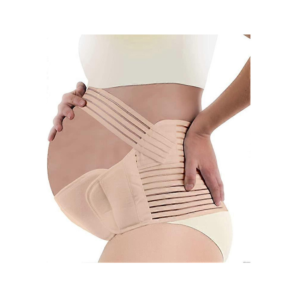 (As show, One size) Maternity belt, three-in-one maternity belt, stretchy, breathable material, can relieve and support back and pelvic floor painskin-image-OPC-PHQTWZQ-NEW