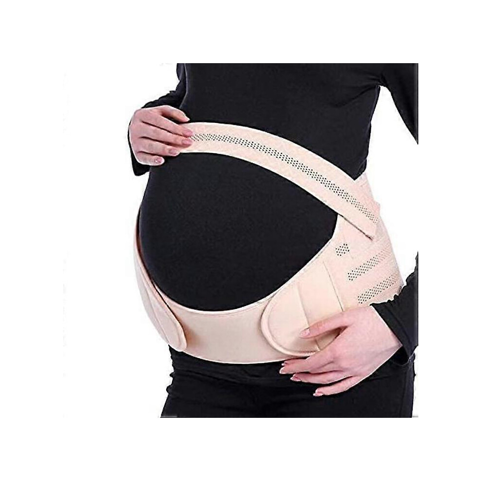 (As show, One size) Adjustable Pregnancy Belt Support Belt Belly Band Reduce Back Pain For Pregnant WomenM Apricot Color-image-OPC-PHQTX5X-NEW