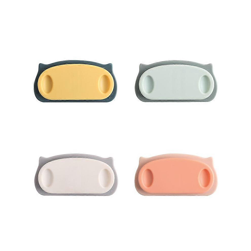 (As show, One size) Cartoon Multifunctional Plug Hook Punch-free Hooks Wire Fixing Frame