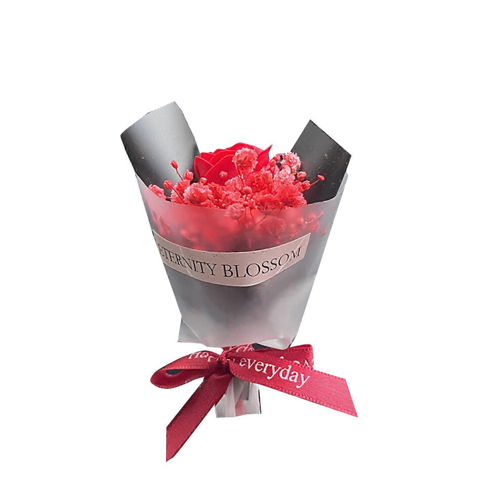 (Black Paper Red Rose, One Size) Dried Flower Car Aromatherapyclip, Gypsophilas Dry Flower Bouquet Car Clip Car Air Freshener Car Air Vent Clip For Wo 3081097228239
