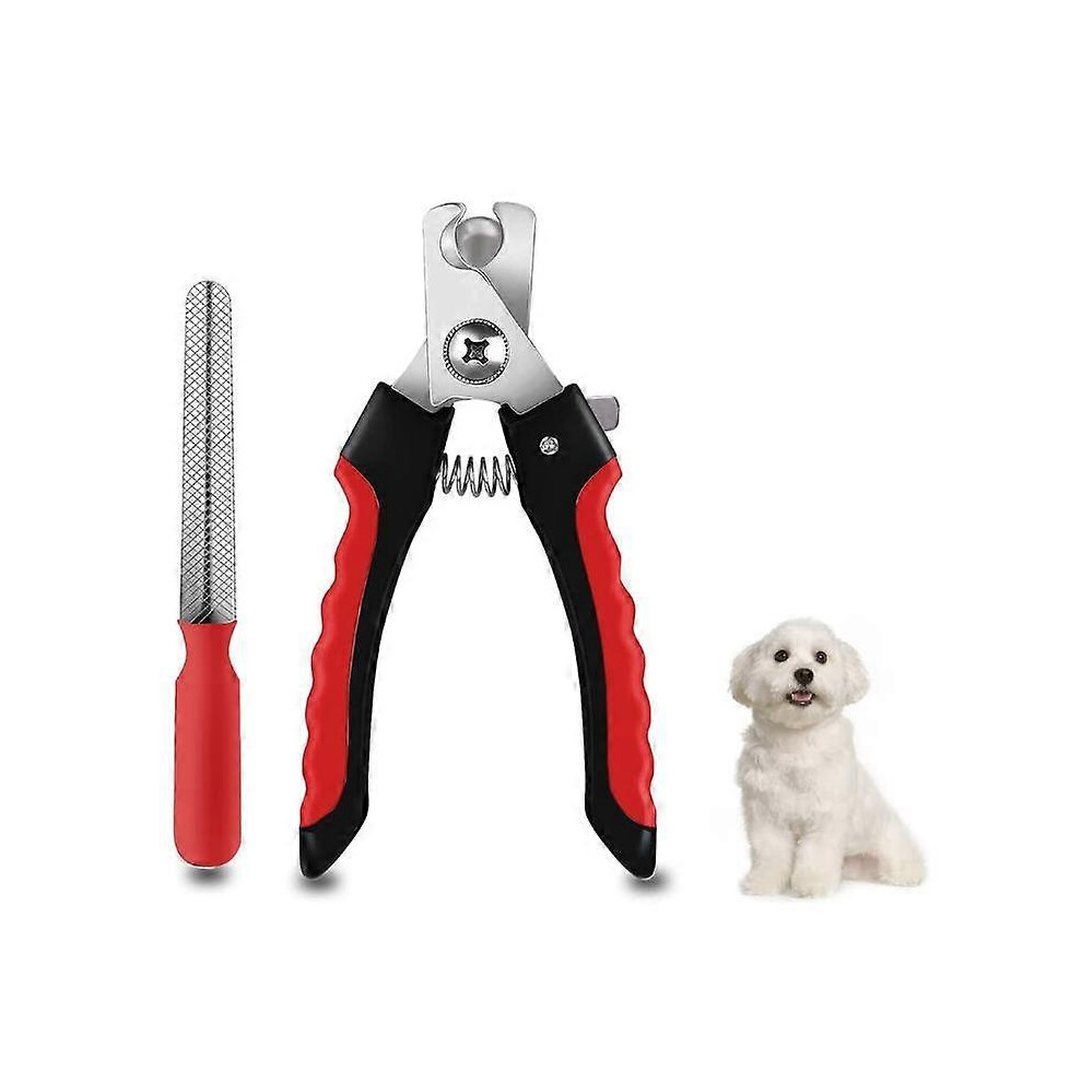 (As show, One size) Claw scissors claw trimmer for dogs and cats - professional claw nippers stainless steel with nail file, high quality claw trimmer