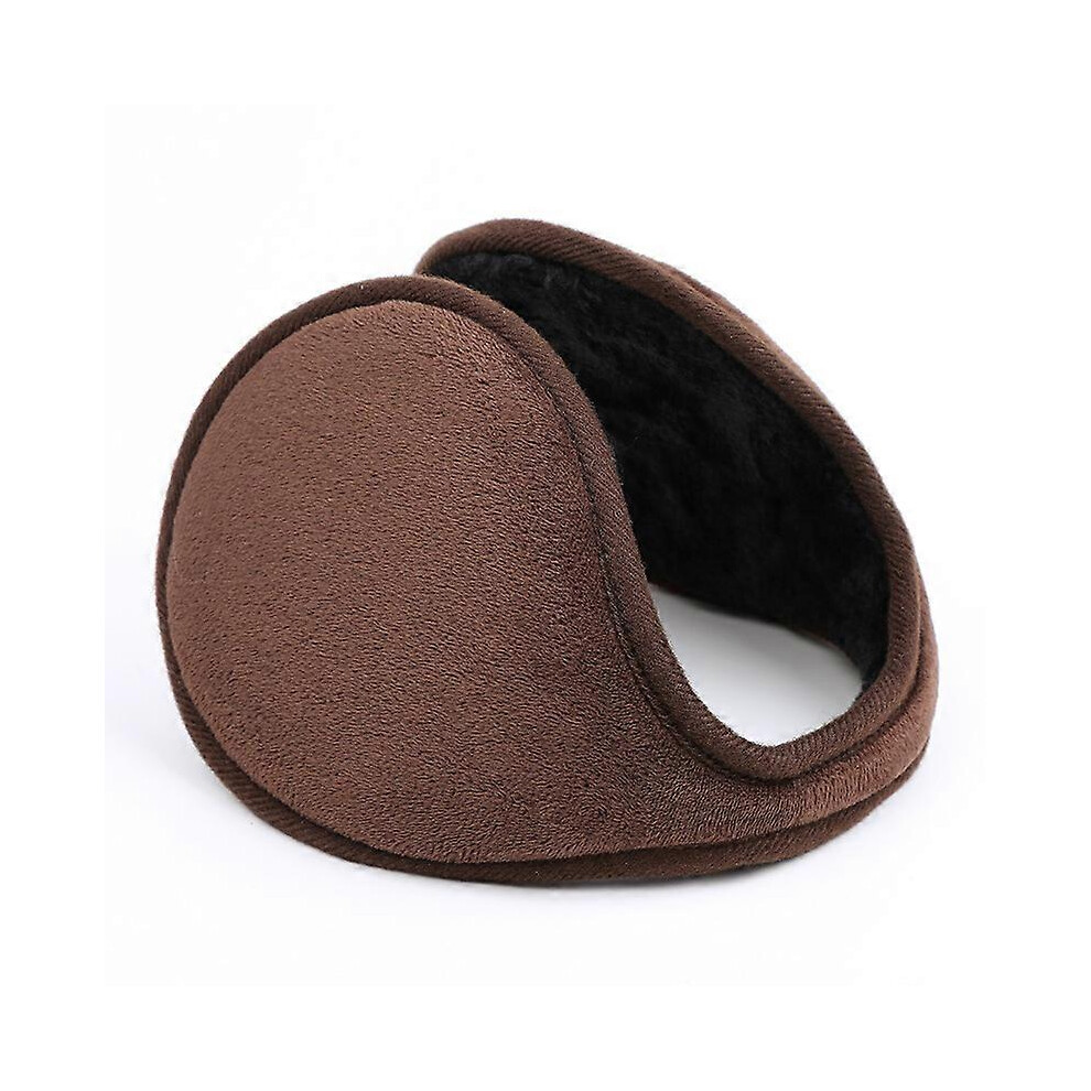 (As show, One size) Earmuffs for Men & Women Classic Fleece Unisex Winter Warm Earmuffsbrown