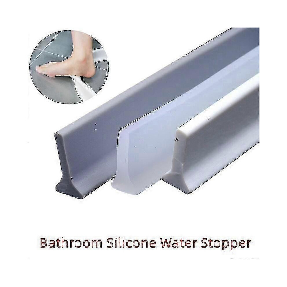 Bandes de rétention d'eau en silicone compatibles pour salle de bain, barrière de séparation humide