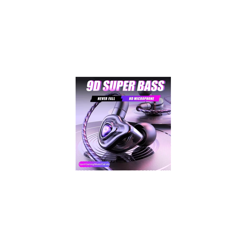 Eardeco 3.5Mm Wired Headphones With Mic Hifi Wired Earphone 90289002