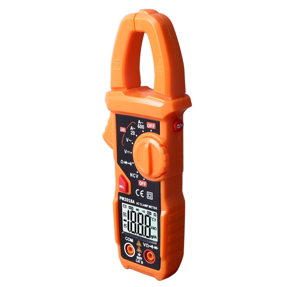 Clamp Multimeter High Accuracy Backlight Display Digital Clamp Amp Volt Meter With Led Flashlight 7901314396793