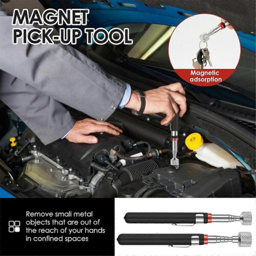 Telescoping Magnetic Pick Up Tool, Extendable Magnet Stick 1