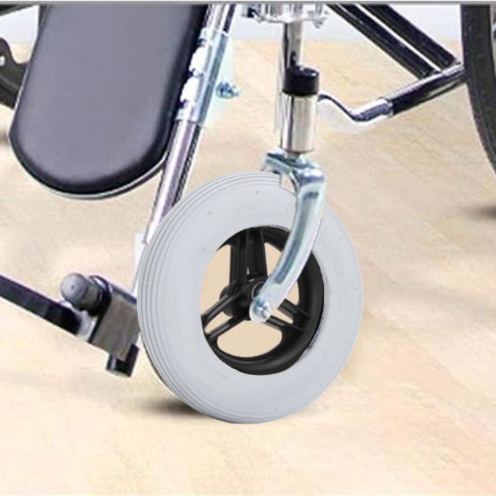 6 Inch Inflatable Tire With Outer Tyre Rubber Inner Tube Caster Wheel Tire Replacement 36Psi Load Capacity Gray 7671314397716