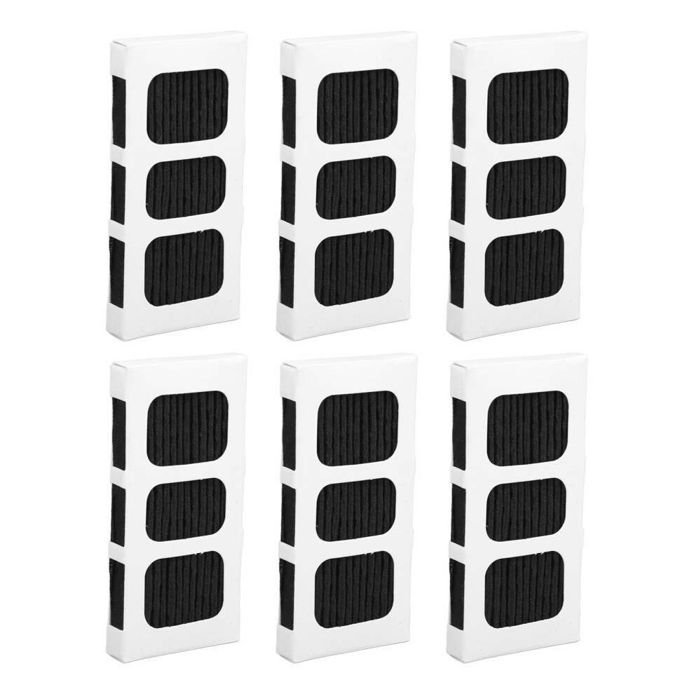 6pcs Refrigerator Air Filter Replacement Carbon Activated Filter Compatible for Frigidaire Paultra2 Refrigerator Reduce Smell