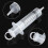 4 Pcs 100Ml Large Syringe with Cap, Individually Sterile Sealed 3