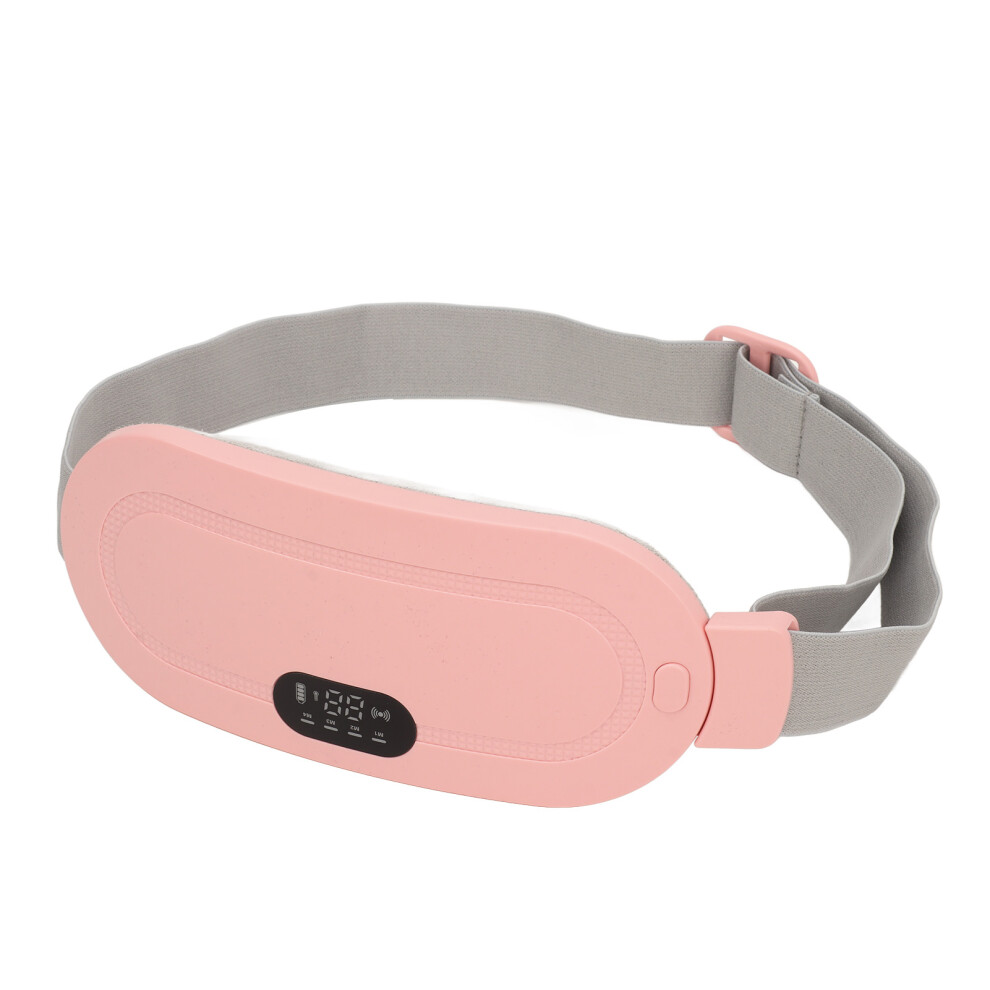 Portable Cramps Heating Pad for Women Adjustable Rapid Heating Electric Menstrual Abdominal Massager for Period Back Waist Pain Pink
