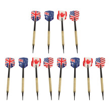Soft Tip Darts Set with 50 Dart Tips 12 Flights Shafts Barrels Easy To Replace Darts Plastic Tip for Electronic Dart Board