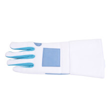 Left Hand Fencing Glove Skid Resistant Abrasion Resistant Saber Glove for Training Practice Match XS