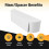 1/4 inch Ring Alarm Magnet Riser,5 Pack Mount to Any Doorway, Window 3