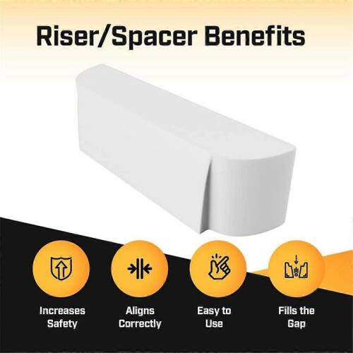 1/4 inch Ring Alarm Magnet Riser,5 Pack Mount to Any Doorway, Window 2