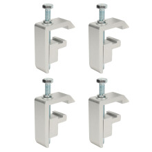 4 Sets Truck Cap Topper Track Mounting Clamp P‑AC‑04N Truck Cap Mounting Clamp Replacement for Toyota Tundra Tacoma