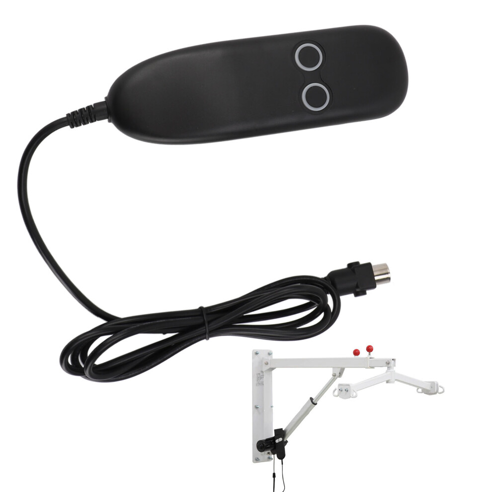 Electric Sofa Controller 2 Button Massage Sofa Controller Recliner Chair Handset for Home Theater Straight 5 Pin