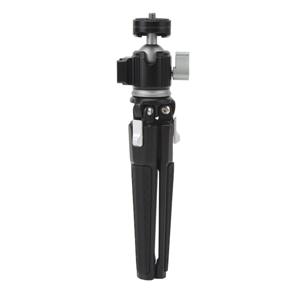 Tabletop Tripod 360 Rotating Ball Head 4Kg Load Capacity 1/4 Inch Screws Anti Slip Aluminum Alloy Mini Phone Tripod For Camera Projectors 6921314409751