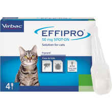 (Cats 1kg+) Effipro Spot On Flea, TIck Treatment for Cat & Dog
