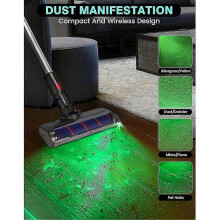 Applies to 4PCS Vacuum Cleaner Laser Lights Hidden Pet Hair Cats Dog Fur Dust Display LED Lamp Battery