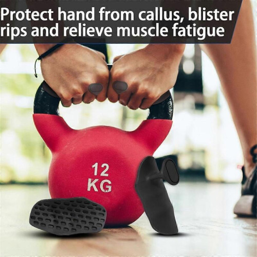 Workout Grips Ergonomic Rubber Hand Protector Gloves for Gym