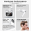 TWS Wireless Earbuds Touchscreen Bluetooth 5.4 Earphones 6