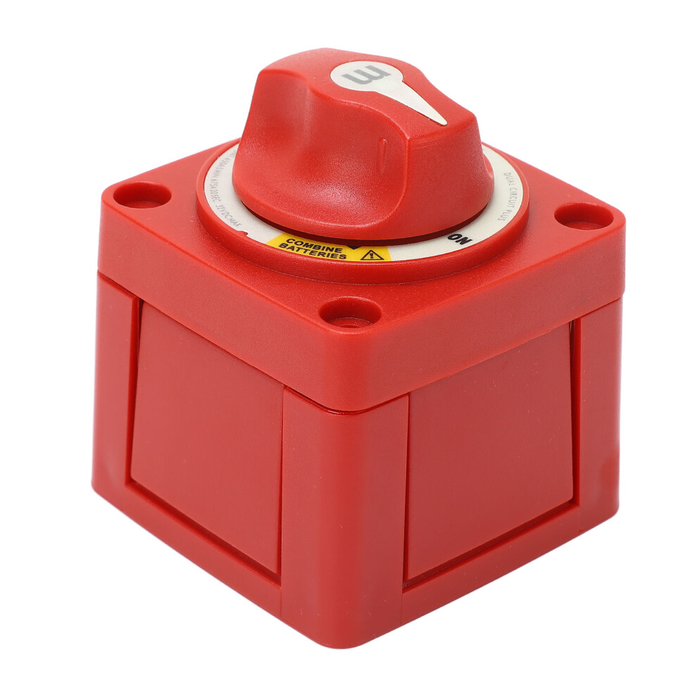 300A Dc 32V Battery Selector Switch 3 Gear M10 X 4 Stud Dual Circuit Power On Off Disconnect Switch For Rv Marine Automotive Battery 8421314417582