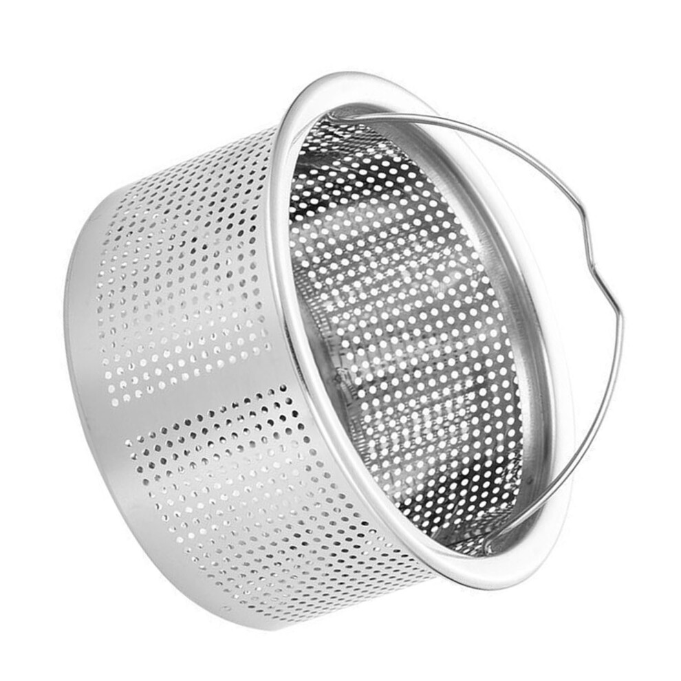 Kitchen Sink Strainer With Handle 304 Stainless Steel Sink Drain Deep Cup Basket Strainer 3In Outer Diameter 8401314421574