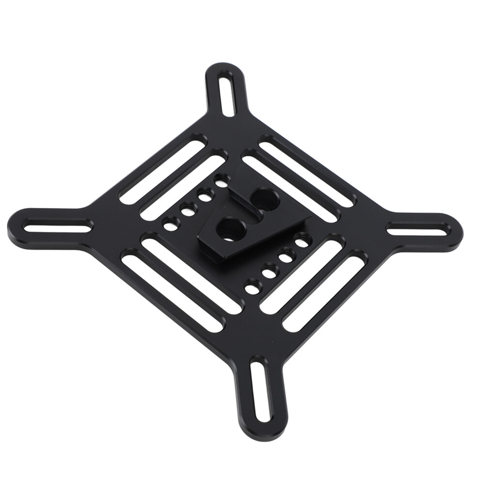Vesa Adapter Plate Multifunctional 75X75mm 100X100mm Aluminum Vesa Mount Adapter Baseplate For Camera Cage Tripod Monitor 9411314426492