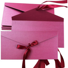 Retro Kraft Buckle Envelopes with Ribbon, 15 Pcs Gift Envelopes, Money Envelope for Invitations, Greeting Cards, Mother's Day, Thanksgiving,