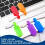 32 eyebrows Cable labels Describable 8 colours (4 eyebrows each) with 4.5x2 cm 6