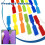 32 eyebrows Cable labels Describable 8 colours (4 eyebrows each) with 4.5x2 cm 3