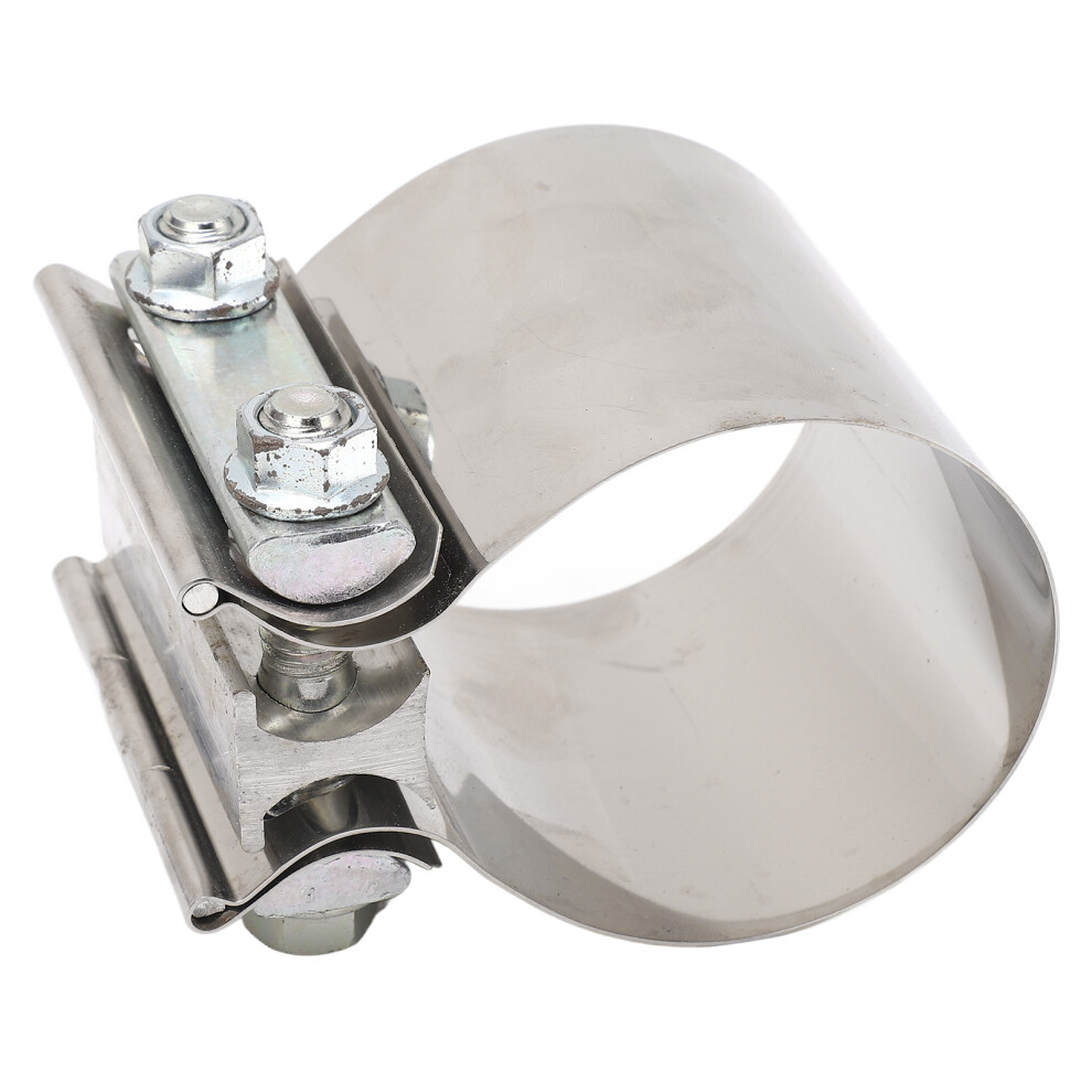 2.75 Inch Exhaust Clamp Stable Fixing Stainless Steel Sturdy Durable Exhaust Pipe Clamp Universal For Car 9371314427700