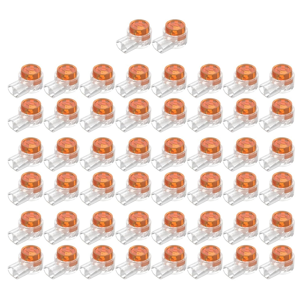 Jcuqgdoo 160Pcs K1 Gel Crimps - 2 Way Jelly Crimps, Moisture-Proof Waterproof Telephone Cable Connectors For Network Cable Repair 6920702349785