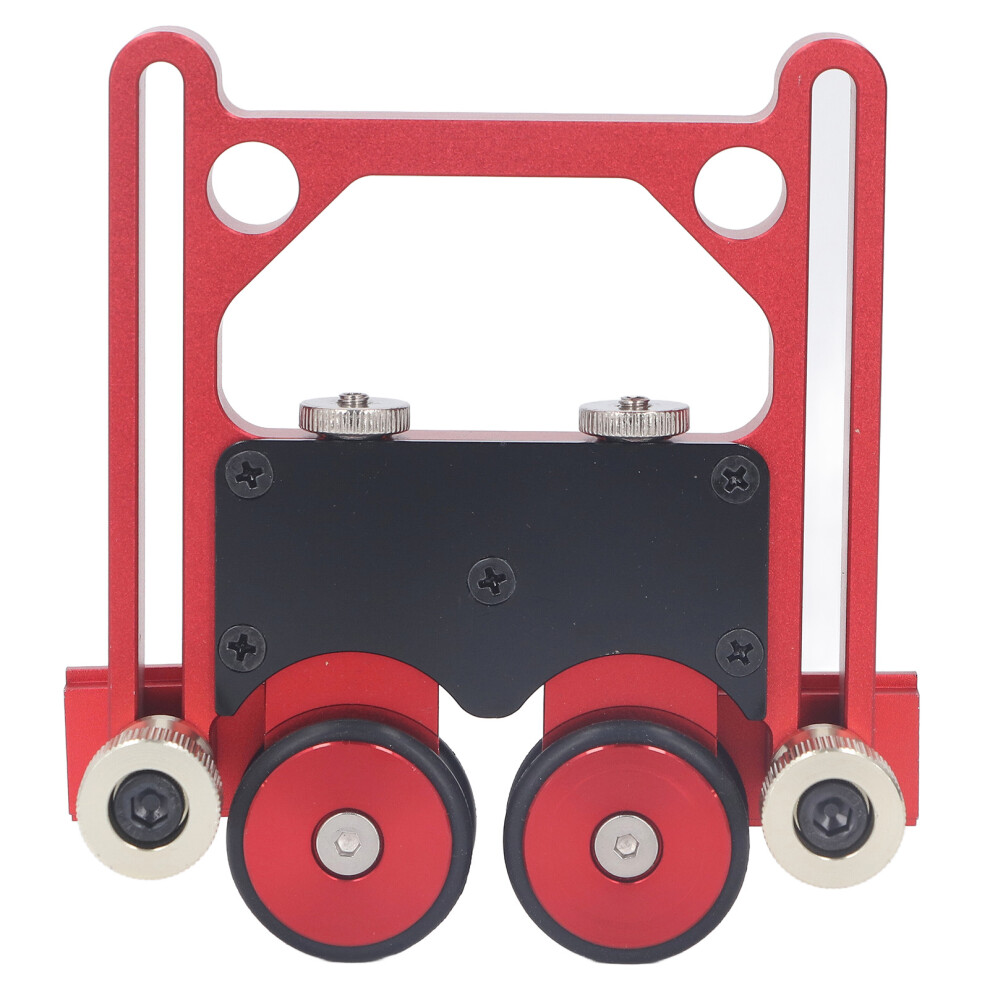 Table Saw Stock Roller Woodworking Double Wheel Sliding Feeding Guide Roller Feather Board Auxiliary Tool 9431314427923