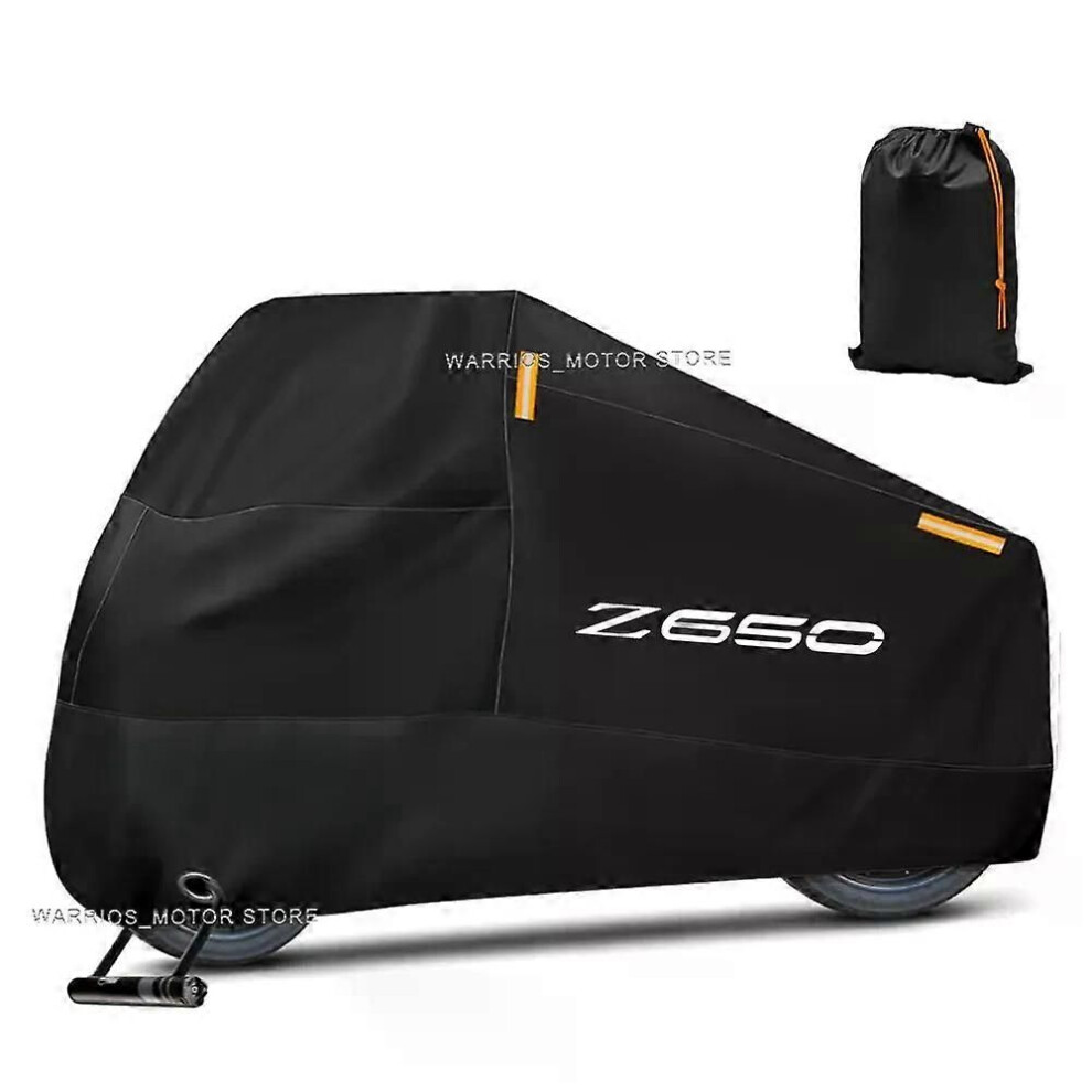 (4XL pour 230-260 cm - noir) S'applique à la housse de moto imperméable pour scooter d'extérieur, protection
