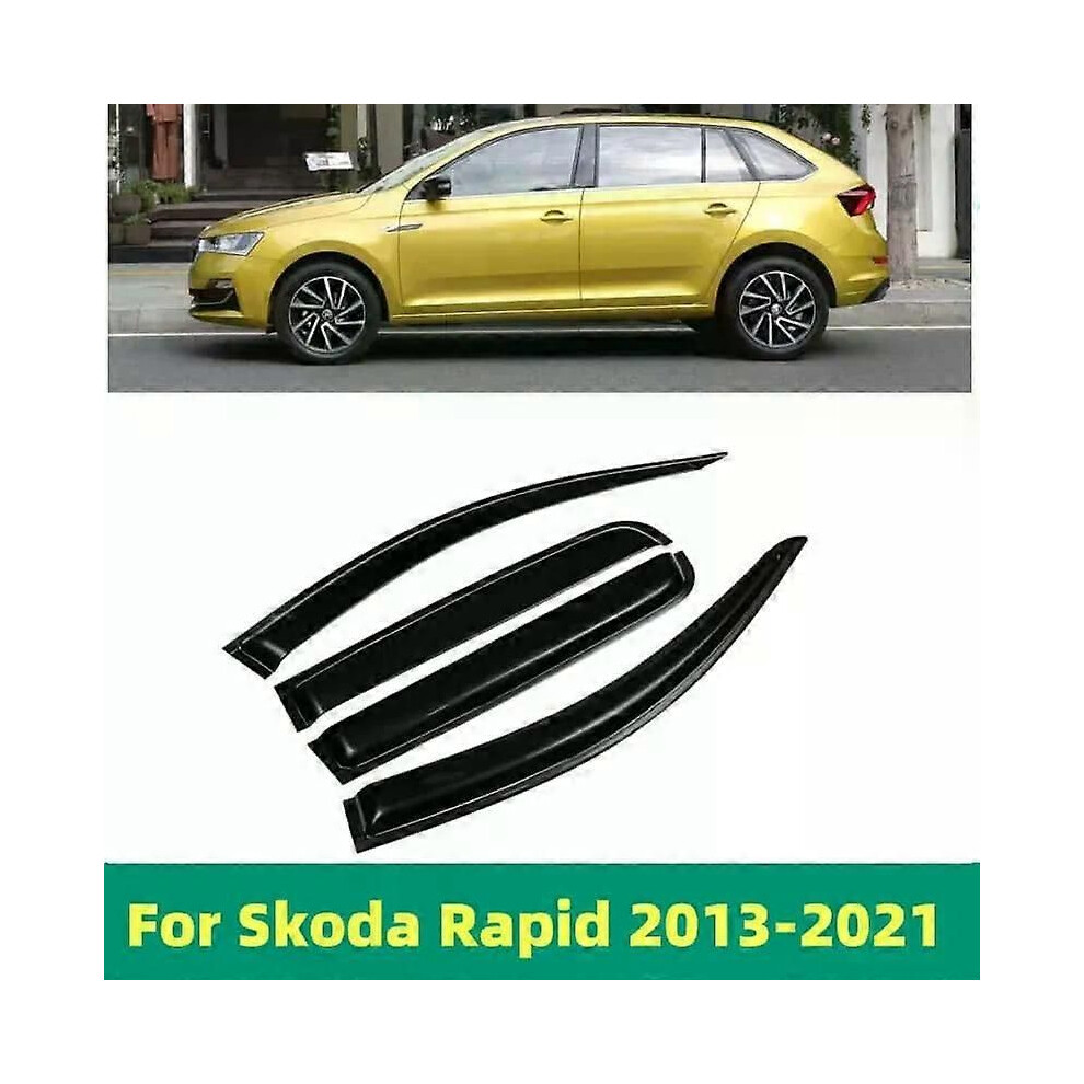 Convient pour Skoda Rapid 2013-2021, pare-soleil latéral de voiture, déflecteur, auvent, abri, protection