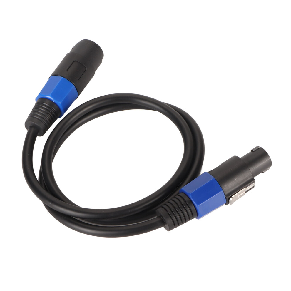 Professional Speaker Cable 3.3Ft Long Pvc Male Female Quick Twist Lock Amplifier Connection Cord For Amplifier Monitor 9321314435601