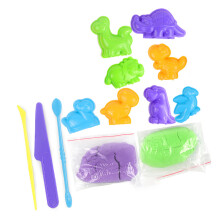 Kids Play Sand Set Stimulate Imagination Keep Moist Safety Colored Play Sand for Children Dinosaur Set Updated 10.6oz