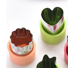 3pcs Cookie Cutter Set Multipurpose Stainless Steel Reusable Efficient Innovative Biscuit Cutters for Biscuits Vegetables and Fruit