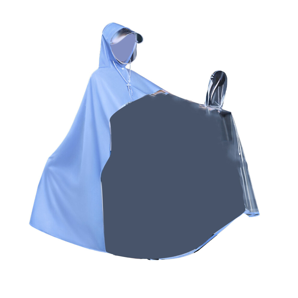 Motorcycle Rain Poncho Long Transparent Raincoat Windproof Waterproof Pvc Raincoat For Scooters 9391314436908