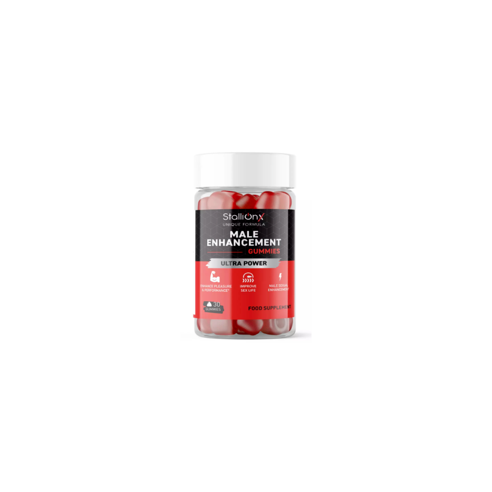 Stallionx Gummies - 1 Month Plant-Based Muscle Support, Uk-Made, 30 Vegan Gummies