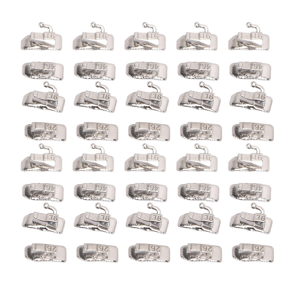 40pcs Teeth Bracket Buccal Tube Bondable 0.022in Buccal Tube Roth Reduce Discomfort Teeth Accessories